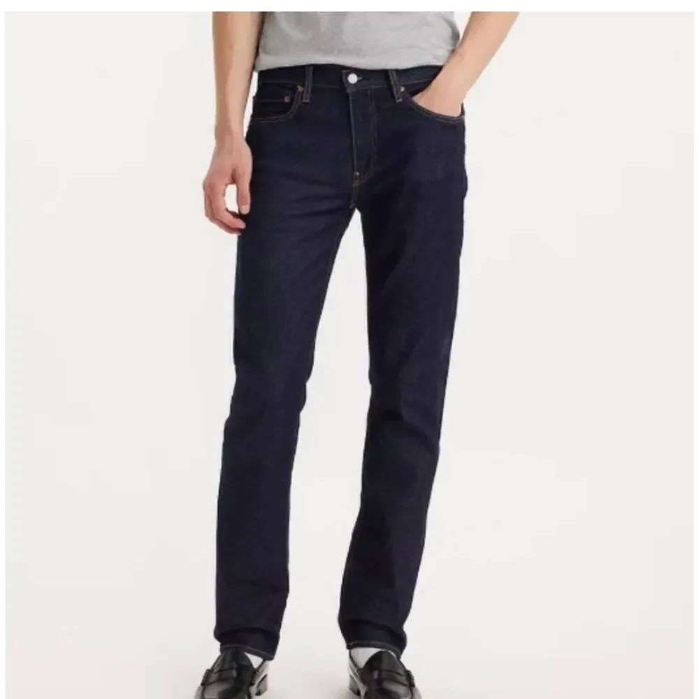 Levi's 511 Denim Slim Fit Jeans Dark Blue Zip Fly 5-Pocket Style Mens 30x30
